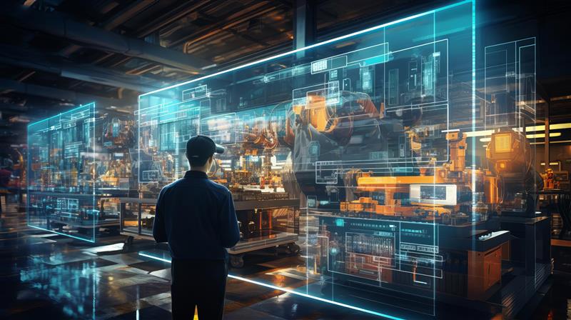 AI as a digital twin in production