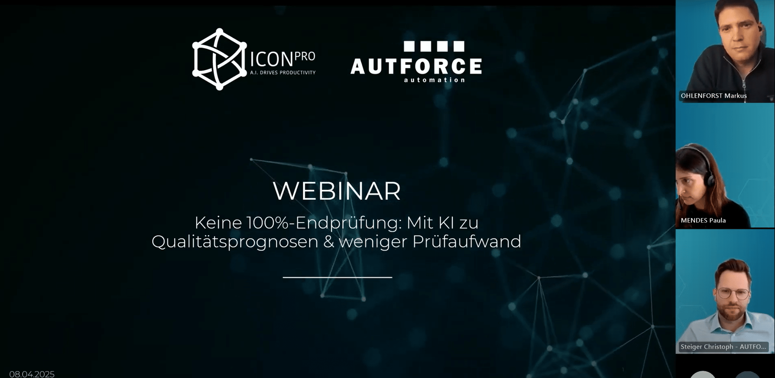 Webinar | No 100% final inspection: Using AI for quality predictions and less inspection effort
